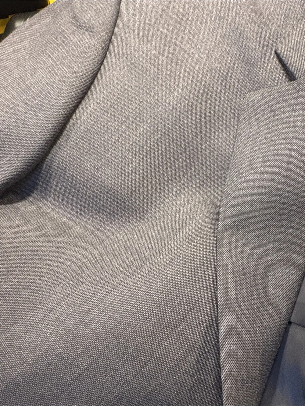 Perry Ellis Men's Gray-Blue Two-Button Suit Jacket